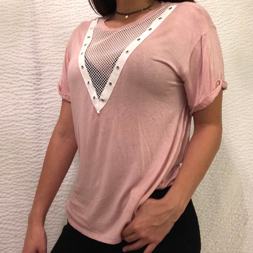 Pink T-shirt || Size S